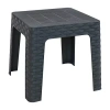 Asstd National Brand Weather Resistant Side Table In Gray