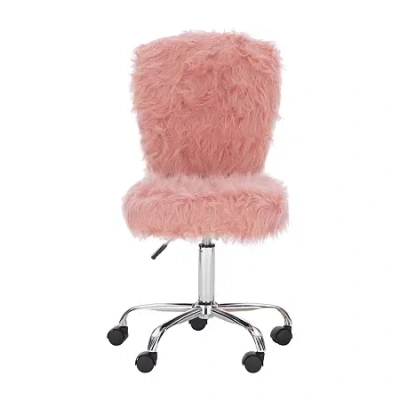 Asstd National Brand Willa Office Chair In Pink