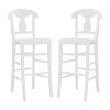 Asstd National Brand Willmon 2-pc. Bar Stool In White