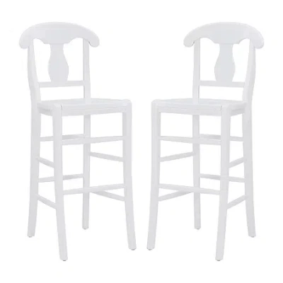 Asstd National Brand Willmon 2-pc. Bar Stool In White