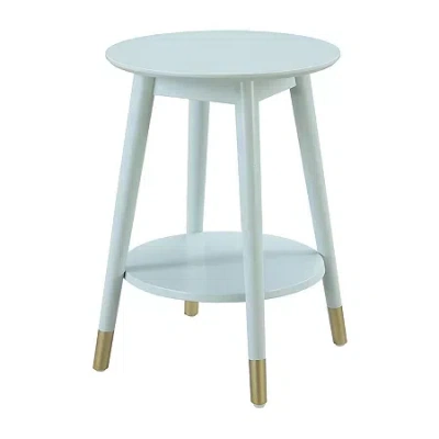 Asstd National Brand Wilson Living Room Collection Storage End Table In Blue