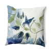 Asstd National Brand Windy Bloom Square Throw Pillow In Blue