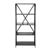 Asstd National Brand Winside Home Office Collection 5-shelf Bookcase In Black