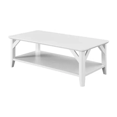 Asstd National Brand Winston Coffee Table In White