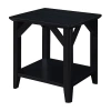 Asstd National Brand Winston Living Room Collection Storage Console Table In Black
