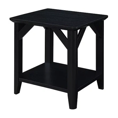 Asstd National Brand Winston Living Room Collection Storage Console Table In Black