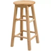 Asstd National Brand Woodlands Barstool In Brown