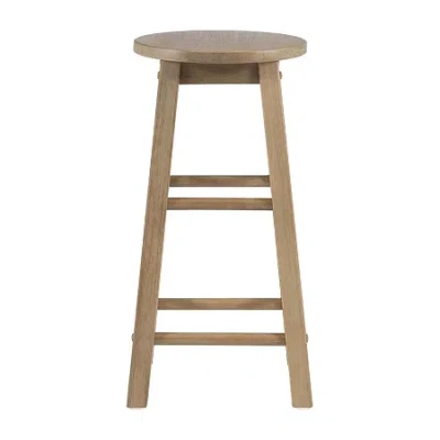 Asstd National Brand Woodlands Barstool In Gray