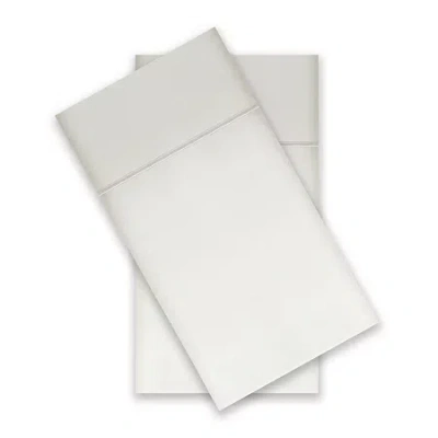 Asstd National Brand Wrinkle Guard 400tc Cotton 2-pack Pillowcase In White