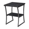 Asstd National Brand X-calibur Living Room Collection End Table In Black