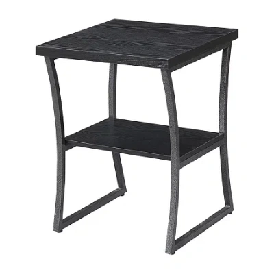 Asstd National Brand X-calibur Living Room Collection End Table In Black