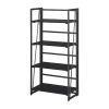 Asstd National Brand Xtra 4-shelf Standard Bookshelf In Black