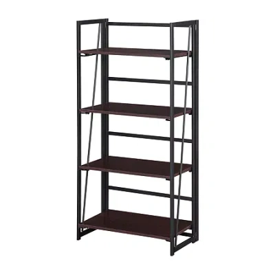 Asstd National Brand Xtra 4-shelf Standard Bookshelf In Brown