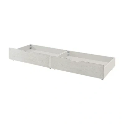 Asstd National Brand Youth Bedroom Storage Drawers In White