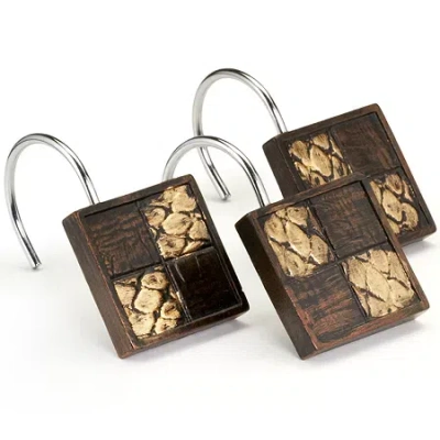 Asstd National Brand Zambia Shower Curtain Hooks In Multi