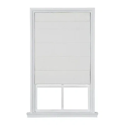 Asstd Private Brand Quinn Cordless Light-filtering Roman Shade In White