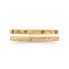 Assuwa Women's Gold Cleopatra & Mehen Ring Set In Gold