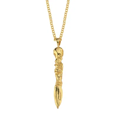 Assuwa Women's Kalamos Gold Plated Sterling Silver Pendant Necklace