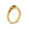Assuwa Women's Purple / Gold Amphitrite Ring With Amethyst In Multi