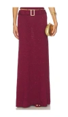 Asta Resort Alma Belted Skirt In Purple