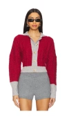 Asta Resort Bella Cardigan In 深红色