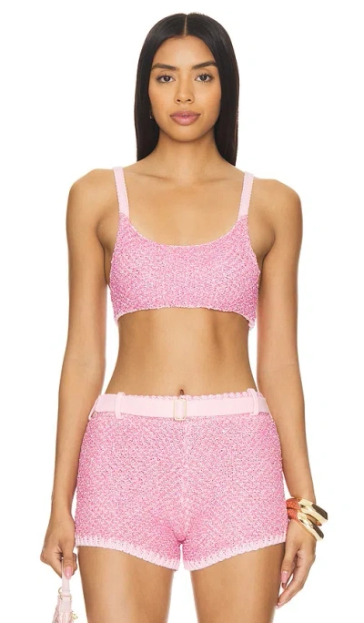 Asta Resort Bralette Aus Strick Grace In Pink