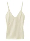 Asta Resort Carolina V-neck Top In Neutral