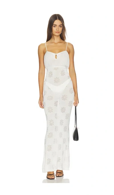 Asta Resort Cecilia Maxi Dress In White