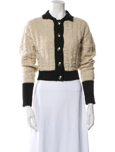 Pre-owned Asta Resort Colorblock Pattern Sweater In Blue