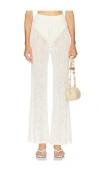 Asta Resort Delilah Crochet Pant In Sand