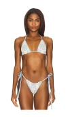 Asta Resort Lio Jacquard Bikini Top