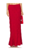 Asta Resort Lorena Skirt In Red