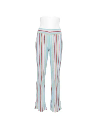 Asta Resort Maribel Striped Trousers In Multi