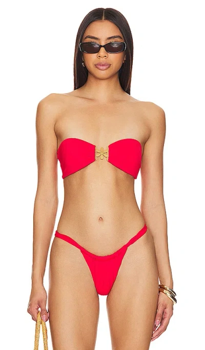 Asta Resort Mia Bikini Top In Rossa