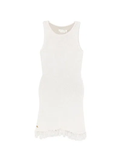 Asta Resort Natalia Sequin-embellished Mini Dress In White