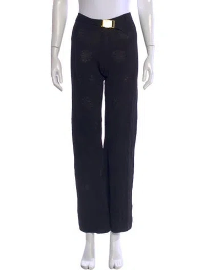 Pre-owned Asta Resort Wide Leg Pants In Blue