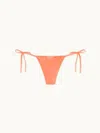 Asta Resort Women's Mia String Bikini Bottom In Tangerine In Orange