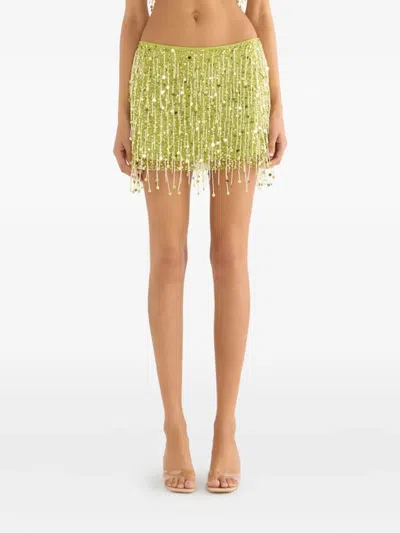 ASTA RESORT YASMIN BEADED MINI SKIRT