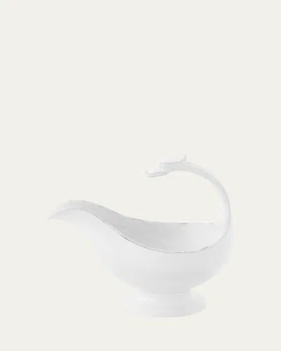 Astier De Vilatte Dragon Sauceboat, 7" In Multi