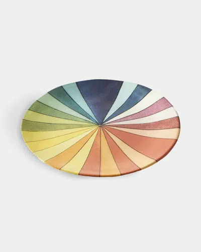 Astier De Vilatte John Derian Color Wheel Platter In Multi