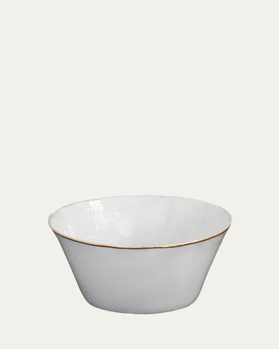 Astier De Vilatte Large Salad Bowl In Gray