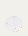 Astier De Vilatte Sacai Round Patchwork Platter With Golden Edging