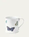 Astier De Vilatte Small Adonis Blue Butterfly Mug In Multi