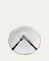 Astier De Vilatte Small Fork And Knife Plate In Multi