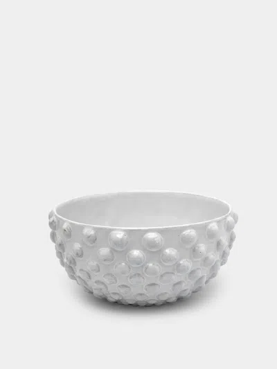Astier De Villatte Adélaïde Hand-glazed Ceramic Salad Bowl In White