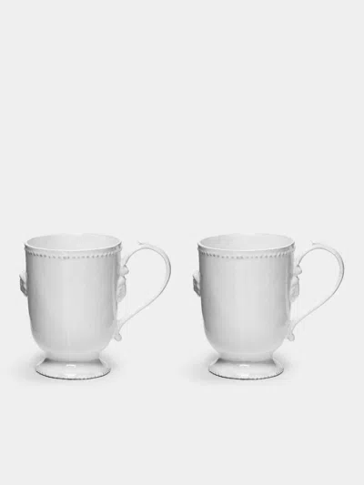 Astier De Villatte Alexandre Hand-glazed Ceramic Mug (set Of 2)