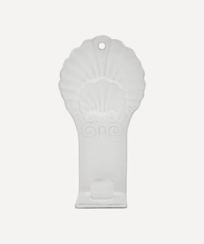 Astier De Villatte Aphrodite Candlestick Holder In White