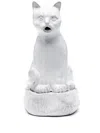 Astier De Villatte Cat Incense Burner (20cm X 10cm) In White