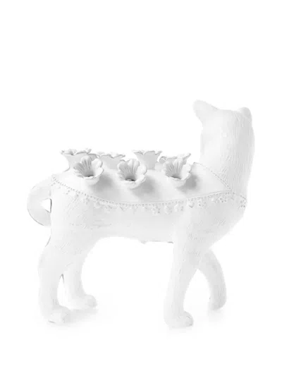 Astier De Villatte Cat-shape Flower Holder In Multi