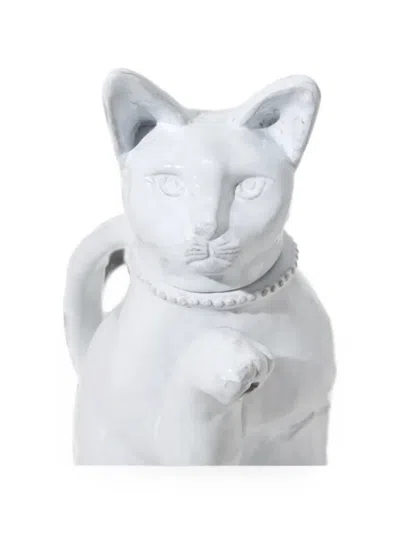 Astier De Villatte Cat-shaped Teapot In White
